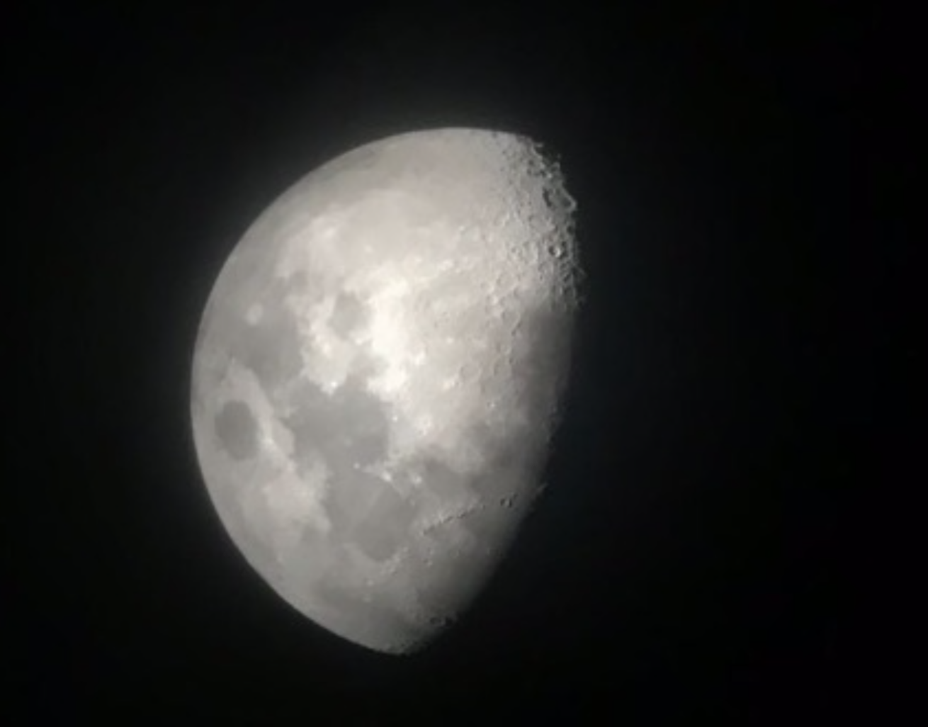Moon with Galileoscope